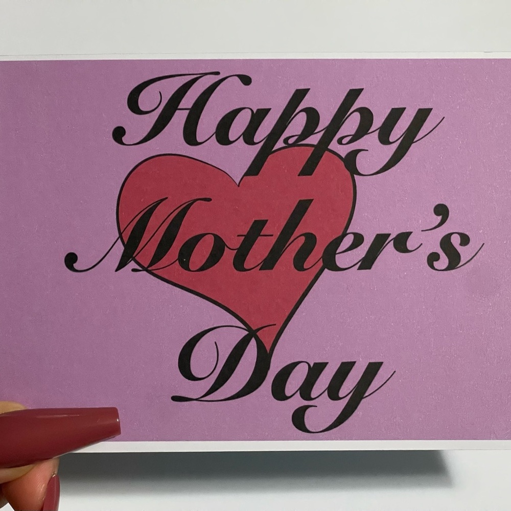 Set of two Happy Mother's Day postcards mother’s Day gift idea ships fast